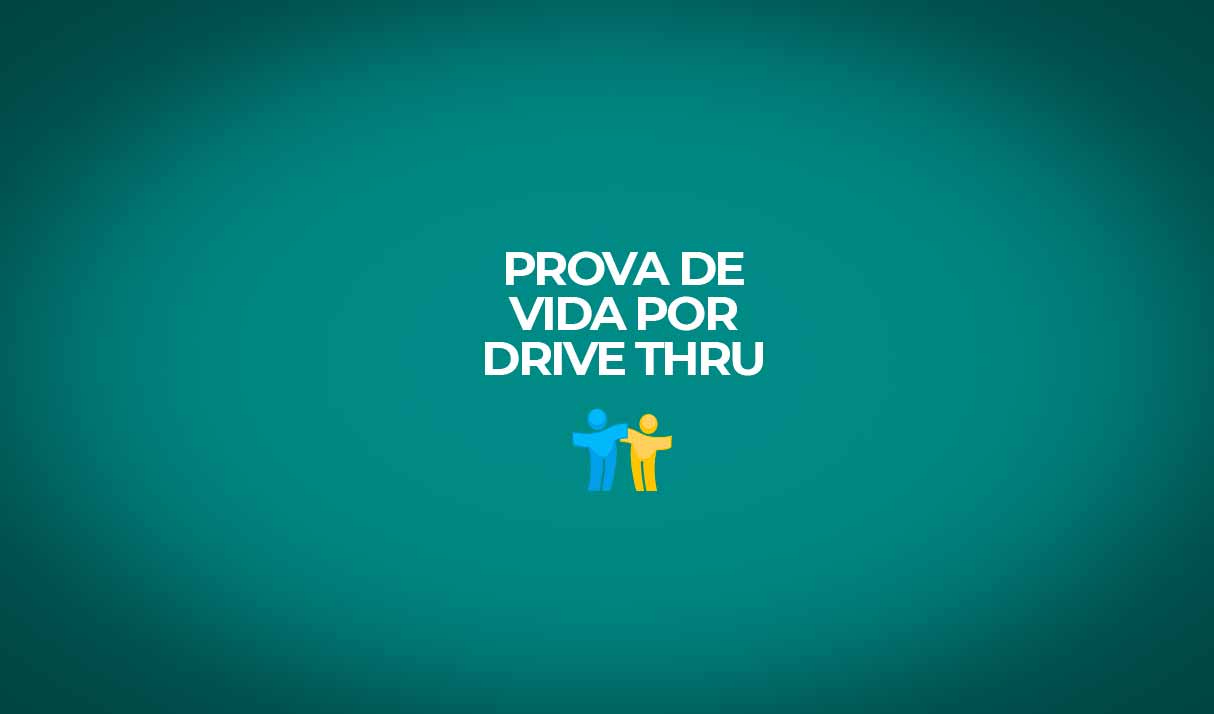 Prova de vida por Drive-Thru