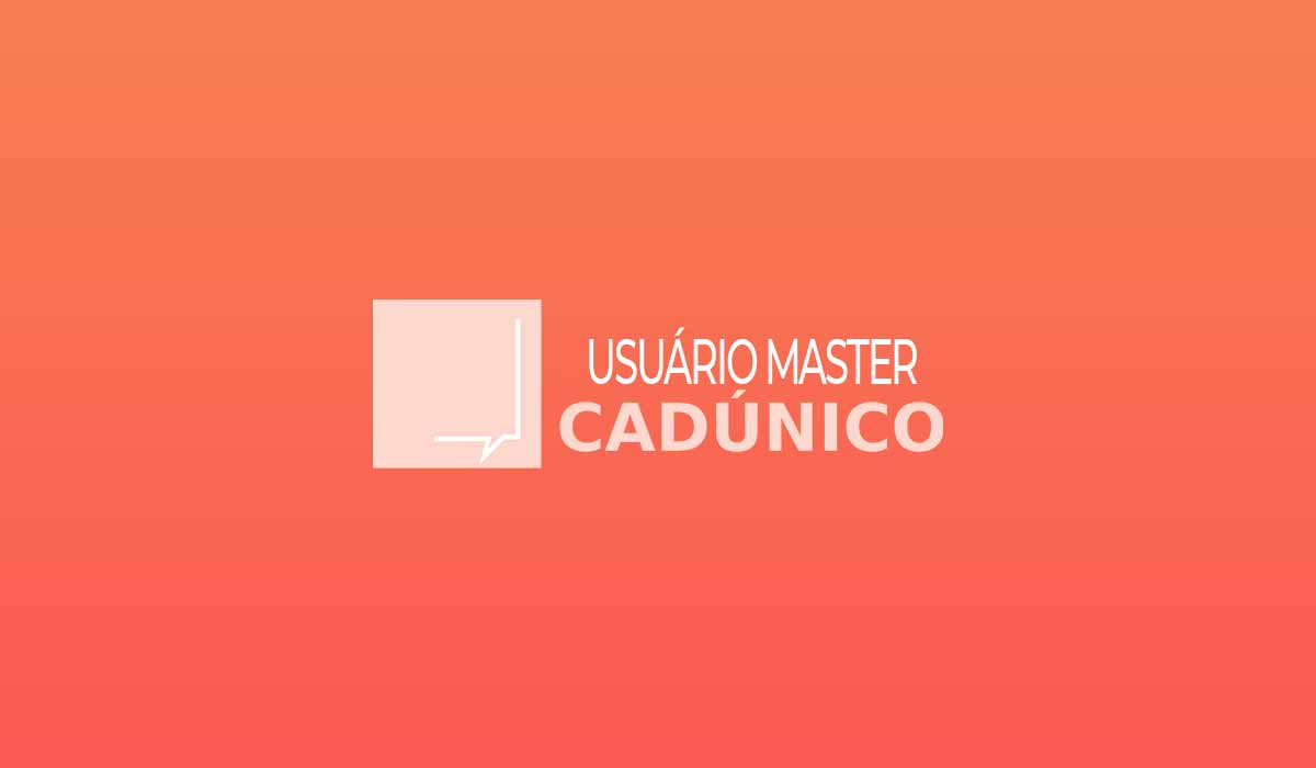 o que e usuario master do cadastro unico