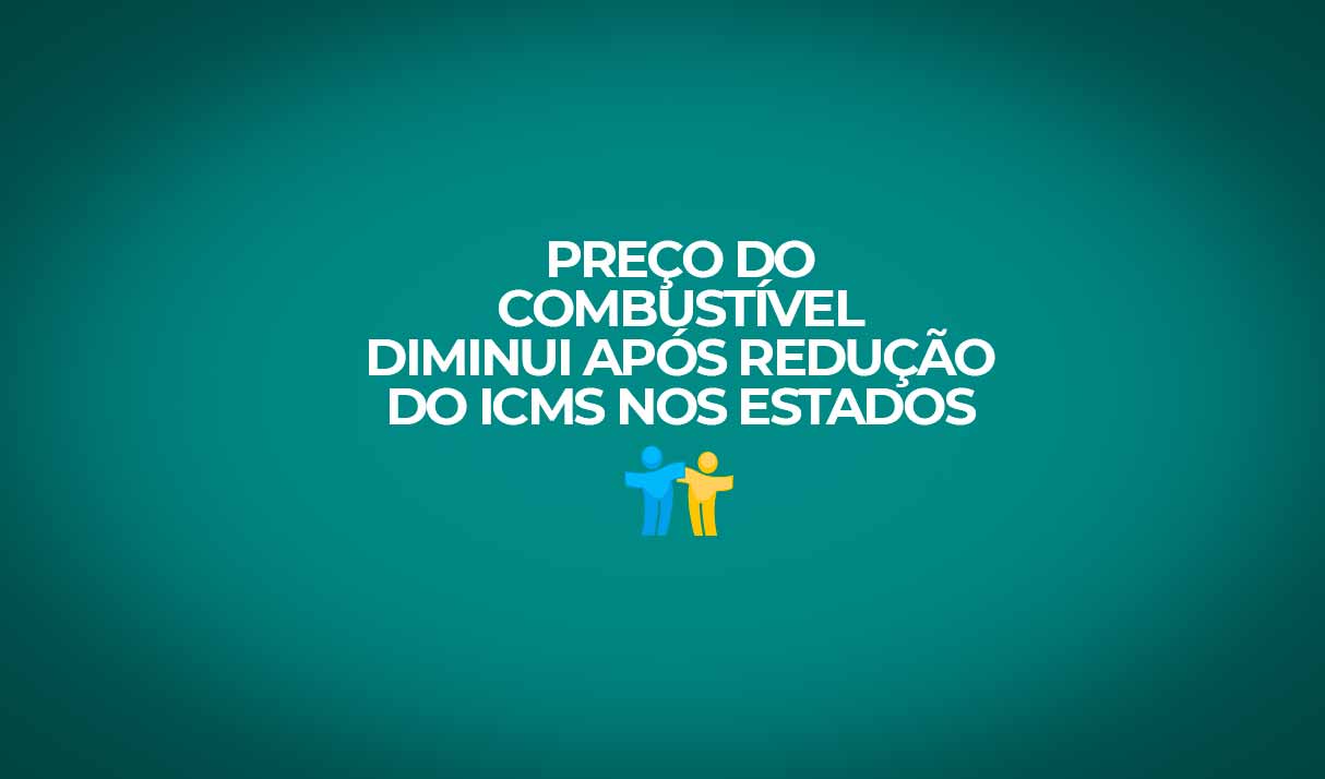 Preço da gasolina diminui com redução do ICMS nos estados.