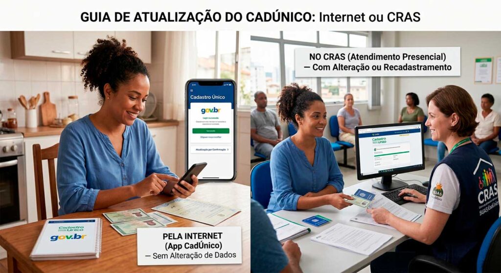 Como Fazer a Atualização do CadÚnico pela Internet ou no CRAS para Não Perder Benefícios